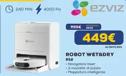 Euronics EZVIZ Robot wet&dry RS2 offerta