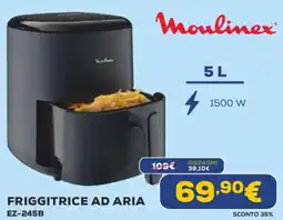 Euronics Moulinex friggitrice ad aria EZ-245B offerta