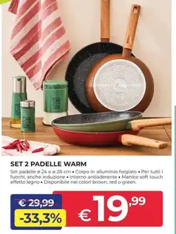 Progress Set 2 padelle warm offerta