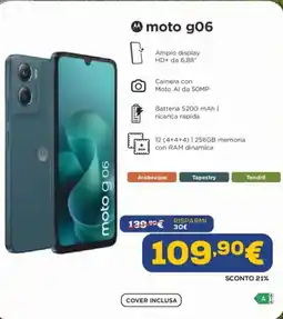 Euronics moto g 06 offerta
