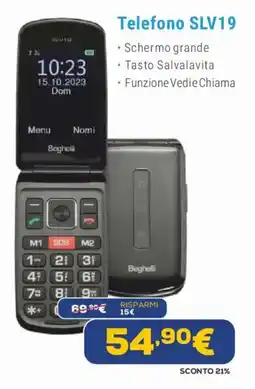Euronics Beghelli Telefono SLV19 offerta