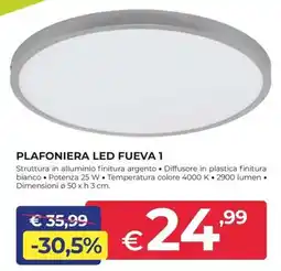 Progress Plafoniera led fueva 1 offerta