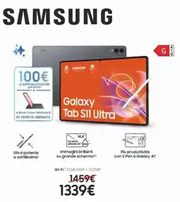 Euronics SAMSUNG Galaxy Tab S11 Ultra offerta