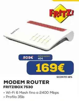 Euronics Modem router FRITZ!BOX 7530 offerta