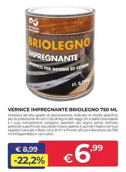 Progress Vernice impregnante briolegno offerta