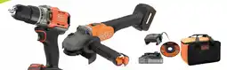 Progress BLACK+ DECKER KIT BCK24E1ISB-QW TRAPANO A BATTERIA CON PERCUSSIONE + SMERIGLIATRICE E ACCESSORI offerta