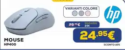 Euronics hp Mouse HP400 offerta