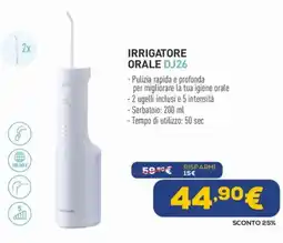 Euronics Panasonic IRRIGATORE ORALE DJ26 offerta