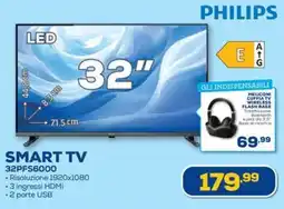 Euronics PHILIPS SMART TV 32PFS6000 offerta