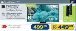 Euronics Samsung Q70 4K Smart TV 55" offerta