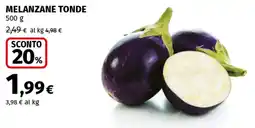 Coop Superstore Melanzane tonde offerta