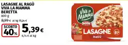 Coop Superstore Lasagne al ragù viva la mamma BERETTA offerta