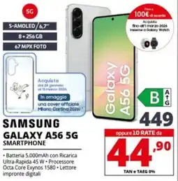 Comet SAMSUNG GALAXY A56 5G SMARTPHONE offerta