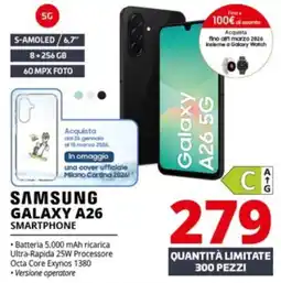 Comet SAMSUNG GALAXY A26 SMARTPHONE offerta