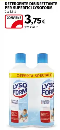 Coop Superstore Detergente disinfettante per superfici LYSOFORM offerta