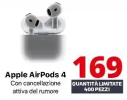 Comet Apple AirPods 4 offerta