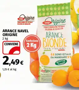 Coop Superstore Arance navel ORIGINE offerta