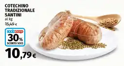 Coop Superstore Cotechino tradizionale SANTINI offerta