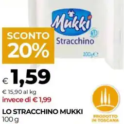 Unicoop Lo stracchino MUKKI offerta