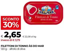 Unicoop Filettoni di tonno ÀS DO MAR offerta