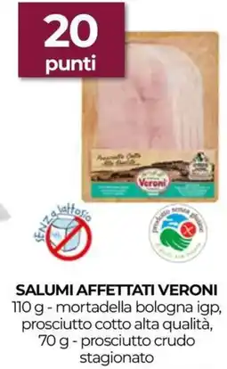 Unicoop Salumi affettati VERONI offerta