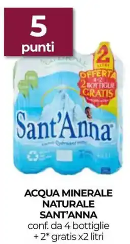 Unicoop Acqua minerale naturale SANT'ANNA offerta