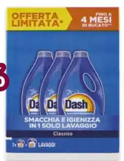 Unicoop Detersivo liquido per lavatrice DASH offerta