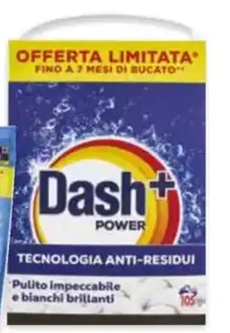 Unicoop Detersivo in polvere per lavatrice DASH+ POWER offerta