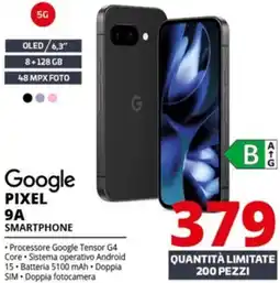 Comet Google PIXEL 9A SMARTPHONE offerta
