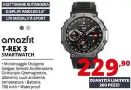 Comet amazfit T-REX 3 SMARTWATCH offerta