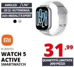 Comet xiaomi WATCH 5 ACTIVE SMARTWATCH offerta