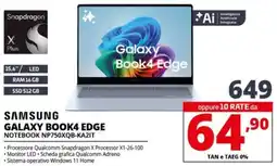 Comet SAMSUNG GALAXY BOOK4 EDGE NOTEBOOK NP750XQB-KA2IT offerta