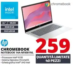 Comet hp CHROMEBOOK NOTEBOOK 14A-NF0001NL offerta