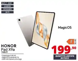 Comet HONOR Pad X9a TABLET offerta