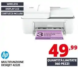Comet hp MULTIFUNZIONE DESKJET 4222E offerta