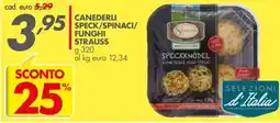 Italmark Canederli speck/spinaci/ FUNGHI STRAUSS offerta