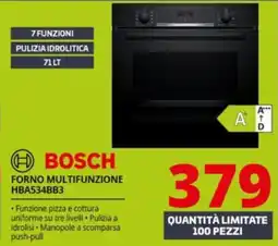 Comet BOSCH FORNO MULTIFUNZIONE HBA534BB3 offerta