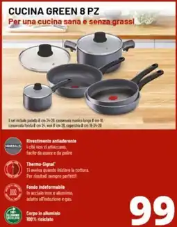 Comet Lagostina cucina green offerta