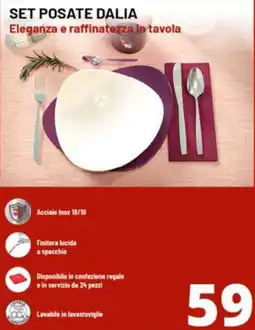 Comet Lagostina set posate dalia offerta