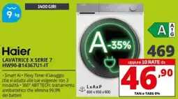 Comet Haier LAVATRICE X SERIE 7 HW90-B14367U1-IT offerta