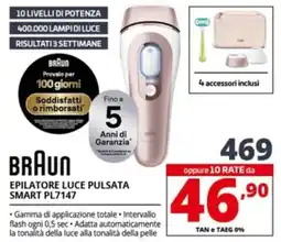 Comet BRAUN EPILATORE LUCE PULSATA SMART PL7147 offerta