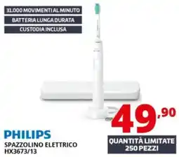 Comet PHILIPS SPAZZOLINO ELETTRICO HX3673/13 offerta