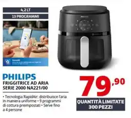 Comet PHILIPS FRIGGITRICE AD ARIA SERIE 2000 NA221/00 offerta