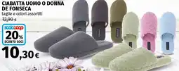 Coop Superstore Ciabatta uomo o donna de fonseca offerta