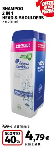 Coop Superstore Shampoo 2 in 1 HEAD & SHOULDERS offerta