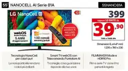 Comet LG 55 NANOCELL AI Serie 81A 55NANO81A offerta