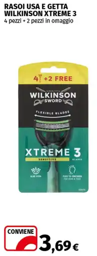 Coop Superstore Rasoi usa e getta wilkinson xtreme 3 offerta
