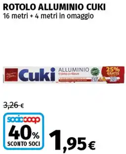 Coop Superstore Rotolo alluminio CUKI offerta