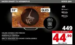 Comet HAIER SMART TV H55Q80FUX SERIE Q80 offerta