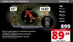 Comet HAIER SMART TV H55C95EUX SERIE C95 offerta